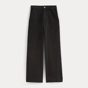 Everlane Women's Black Wide Crop Leg Pants